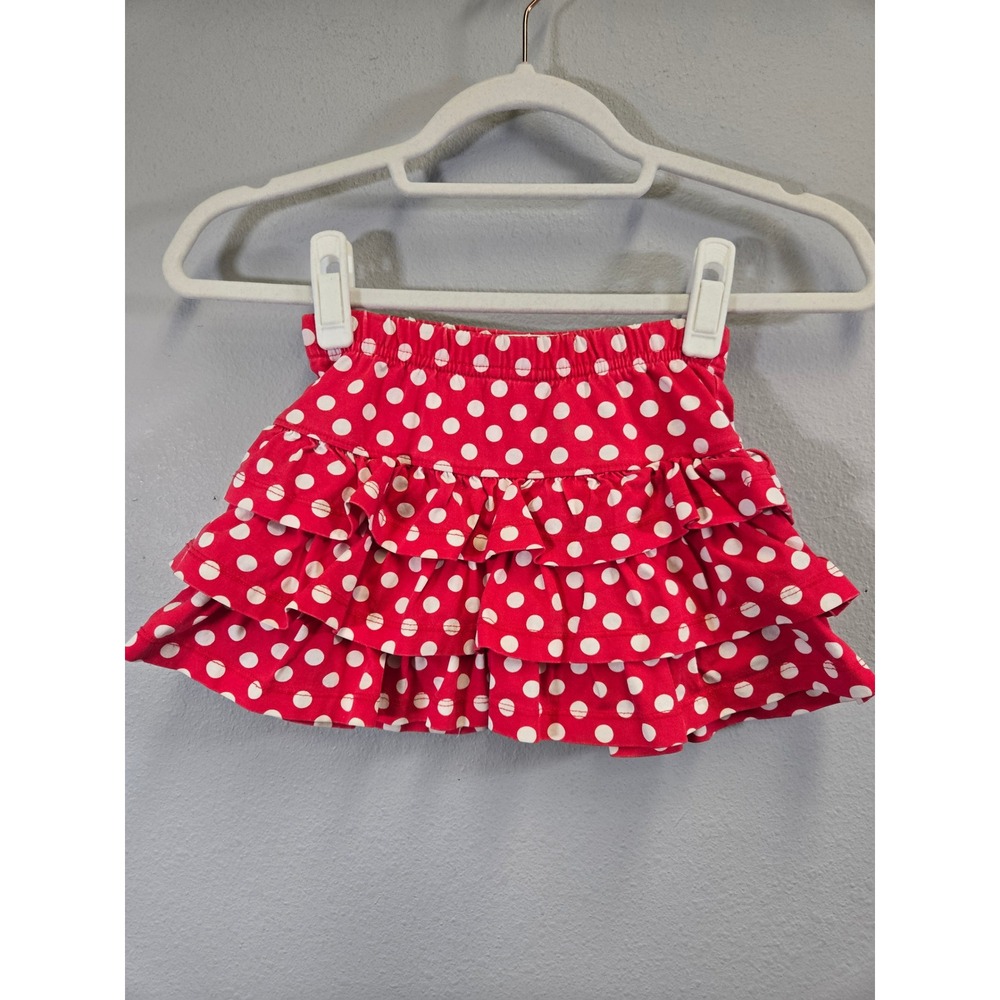 Hanna Andersson Polka Dot Ruffle Tiered Skort Size 100 4T